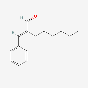 Chemical structure of α-Hexylcinnamaldehyde