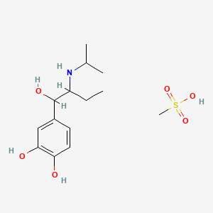 Chemical structure of Isoetharine mesylate