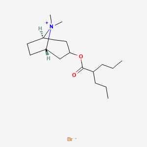 Chemical structure of Anisotropine Methylbromide