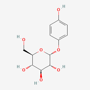 Chemical structure of α-Arbutin