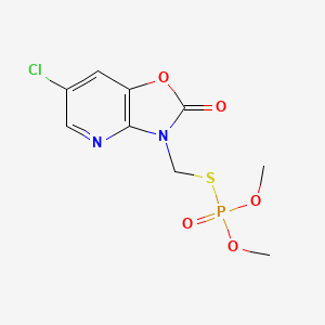Chemical structure of Azamethiphos