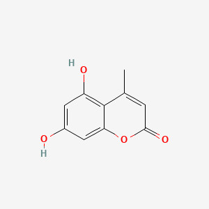 Chemical structure of 5,7-Dihydroxy-4-methylcoumarin