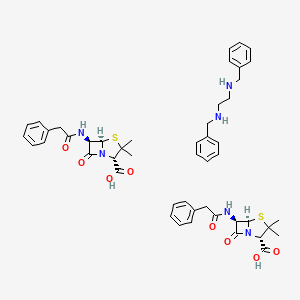 Chemical structure of Penicillin G benzathine
