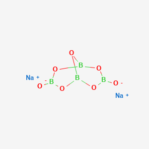 Chemical structure of Sodium tetraborate