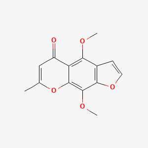 Chemical structure of Khellin