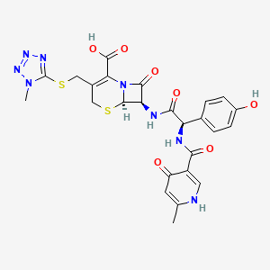 Chemical structure of Cefpiramide acid