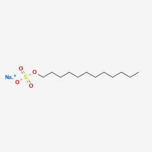 Chemical structure of Sodium Lauryl Sulfate