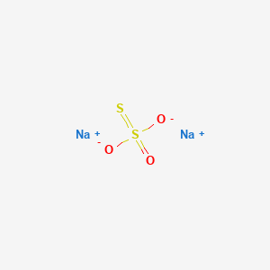Chemical structure of Sodium thiosulfate