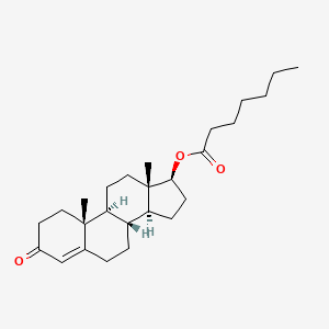Chemical structure of Testosterone enanthate