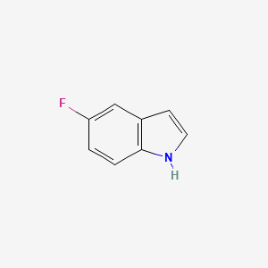 Chemical structure of 5-Fluoroindole