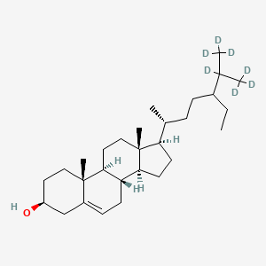 Chemical structure of b-Sitosterol-d7 (mixture of diasteromers)