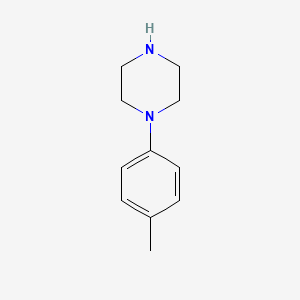 Chemical structure of 1-(p-Tolyl)piperazine