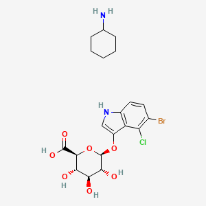Chemical structure of X-Gluc cyclohexanamine