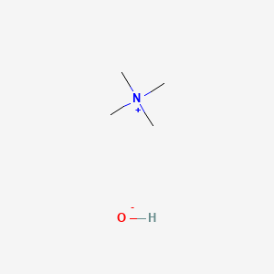 Chemical structure of Tetramethylammonium hydroxide