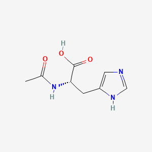 Chemical structure of N-Acetyl-L-histidine
