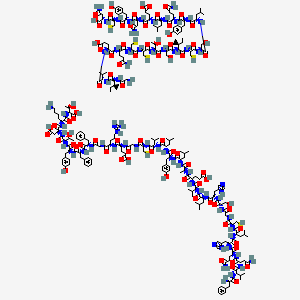 Chemical structure of Insulin aspart