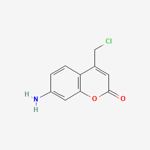 Chemical structure of CellTracker Blue CMAC