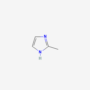 Chemical structure of 2-Methylimidazole