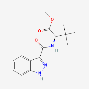 Chemical structure of MDMB-INACA