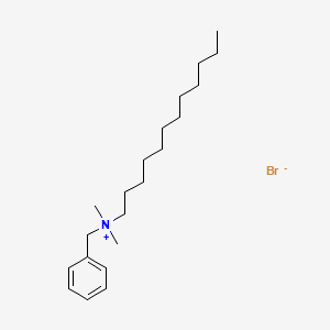 Chemical structure of Benzododecinium Bromide