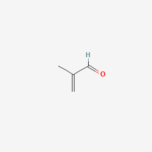 Chemical structure of Methacrolein