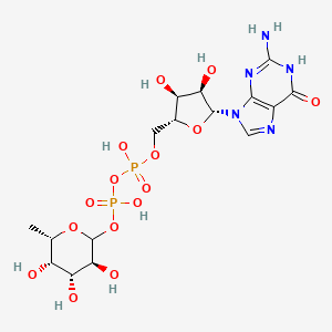 Chemical structure of GDP-L-fucose