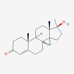Chemical structure of Methyltestosterone