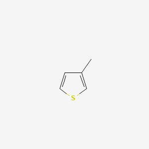 Chemical structure of 3-Methylthiophene