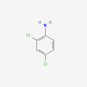 Chemical structure of 2,4-Dichloroaniline