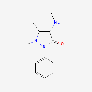 Chemical structure of Amidopyrine