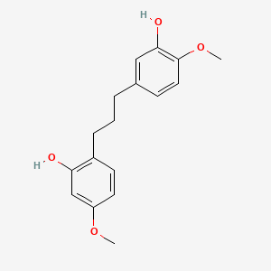 Chemical structure of Broussonin E