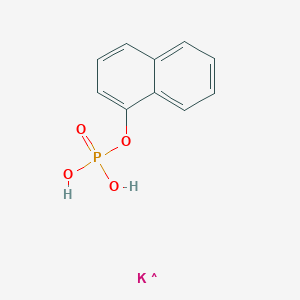 Chemical structure of 1-Naphthyl phosphate potassium salt