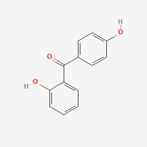 Chemical structure of 2,4'-Dihydroxybenzophenone