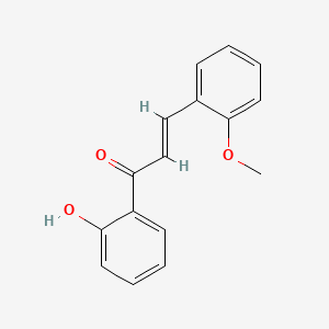 Chemical structure of 2'-Hydroxy-2-methoxychalcone