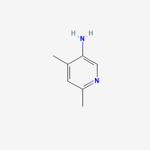 Chemical structure of 4,6-Dimethylpyridin-3-amine