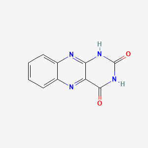 Chemical structure of Alloxazine