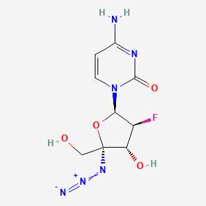 Chemical structure of Azvudine