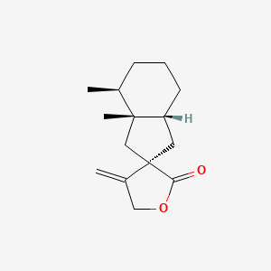 Chemical structure of Fukinanolide
