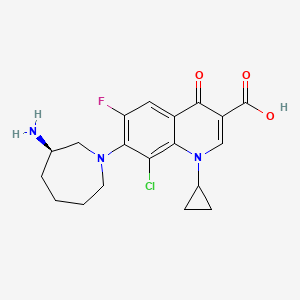 Chemical structure of Besifloxacin