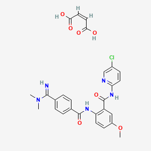 Chemical structure of Betrixaban maleate