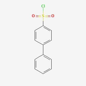 Chemical structure of Biphenyl-4-sulfonyl chloride