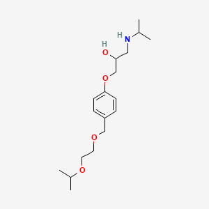 Chemical structure of Bisoprolol