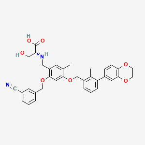Chemical structure of BMS-1001