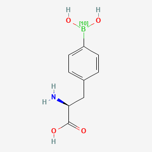 Chemical structure of Borofalan (10B)