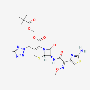 Chemical structure of Cefteram pivoxil