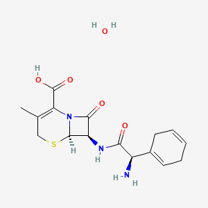 Chemical structure of Cephradine monohydrate