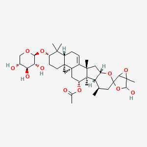 Chemical structure of Cimicifugoside