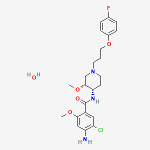 Chemical structure of Cisapride hydrate