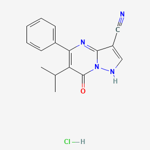 Chemical structure of CPI-455 HCl