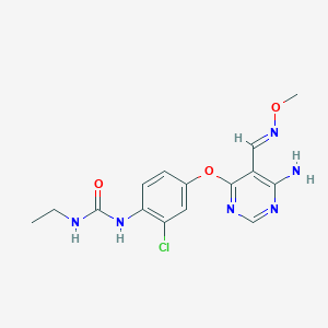 Chemical structure of CS-2660 (JNJ-38158471)